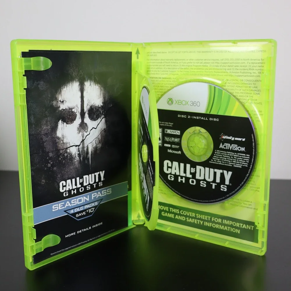 Call of Duty Ghosts (Microsoft Xbox 360, 2013) CIB Tested and Working Video Game